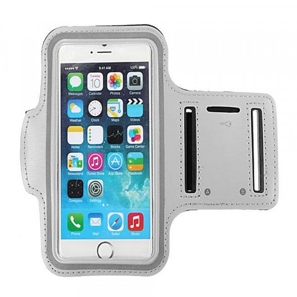 Wholesale Apple iPhone 6 Plus 5.5 Sports Armband (Silver)